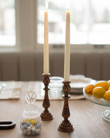Wooden Candle Holders Set - One of A kind