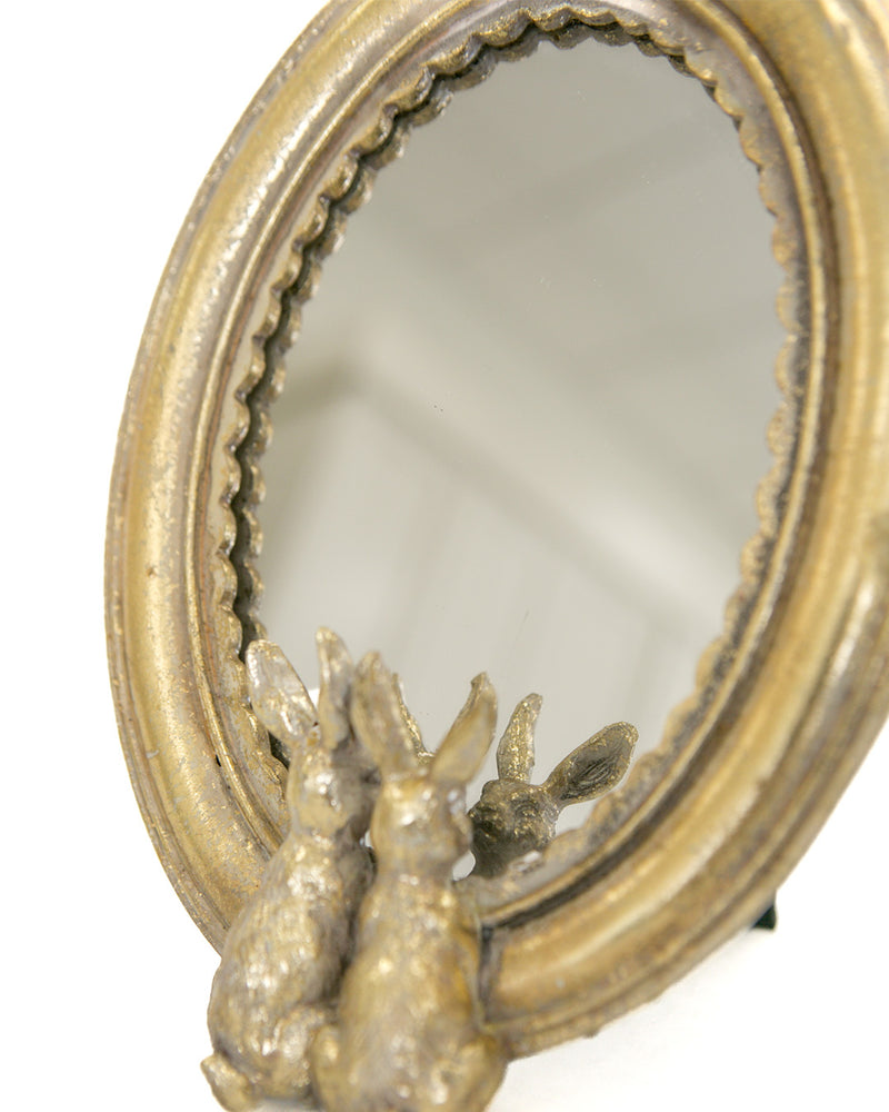 Bunny Oval Mirror