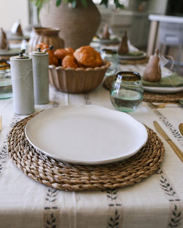 Hand-Woven Seagrass Charger