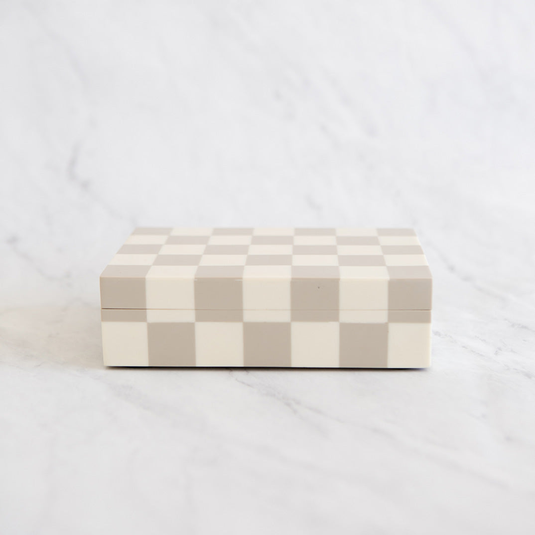 Checkered Stacking Box