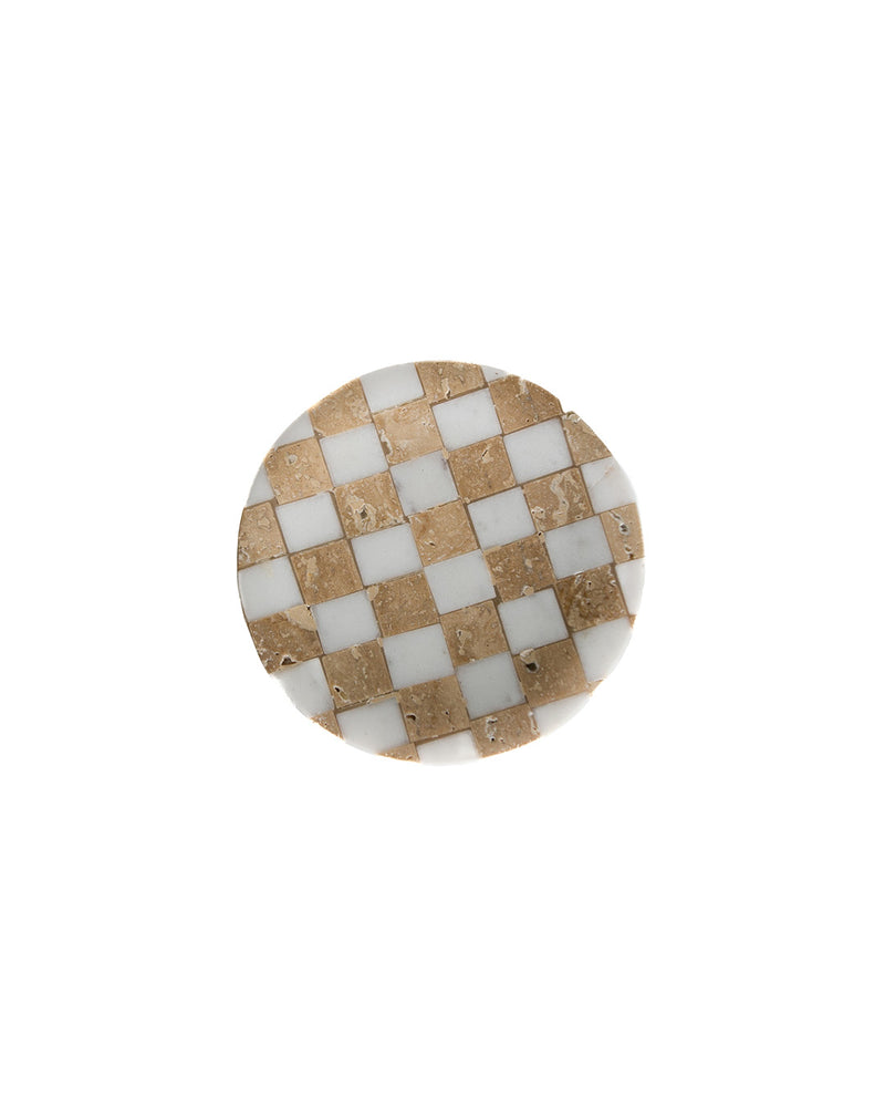 Checkered Marble Dish