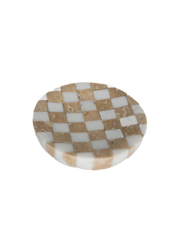 Checkered Marble Dish