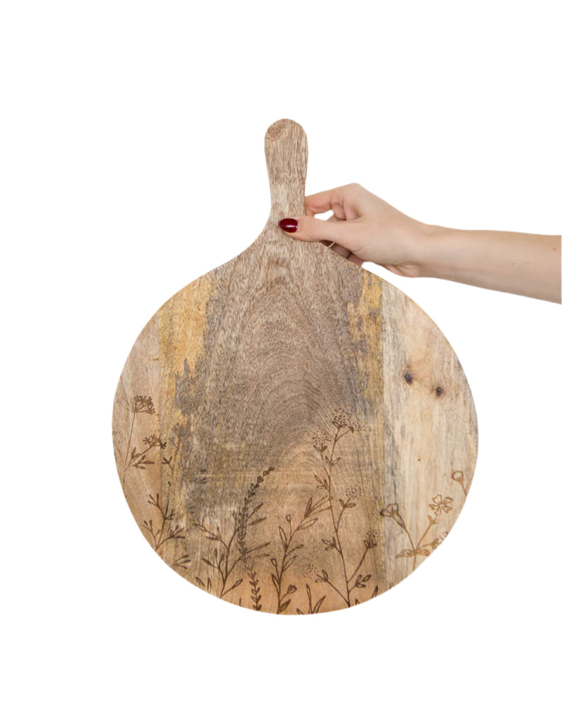 Wood Blossom Cutting Board