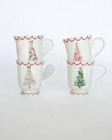 Tree Mugs - Set of 4