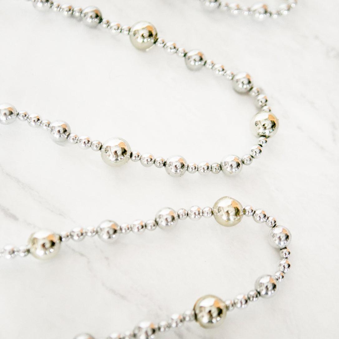 Silver and Gold Beaded Garland