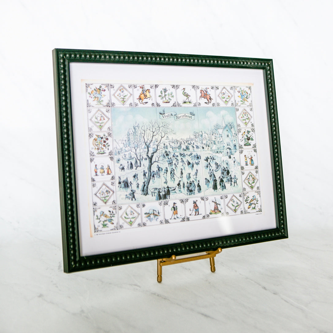 Vintage Advent Framed Art