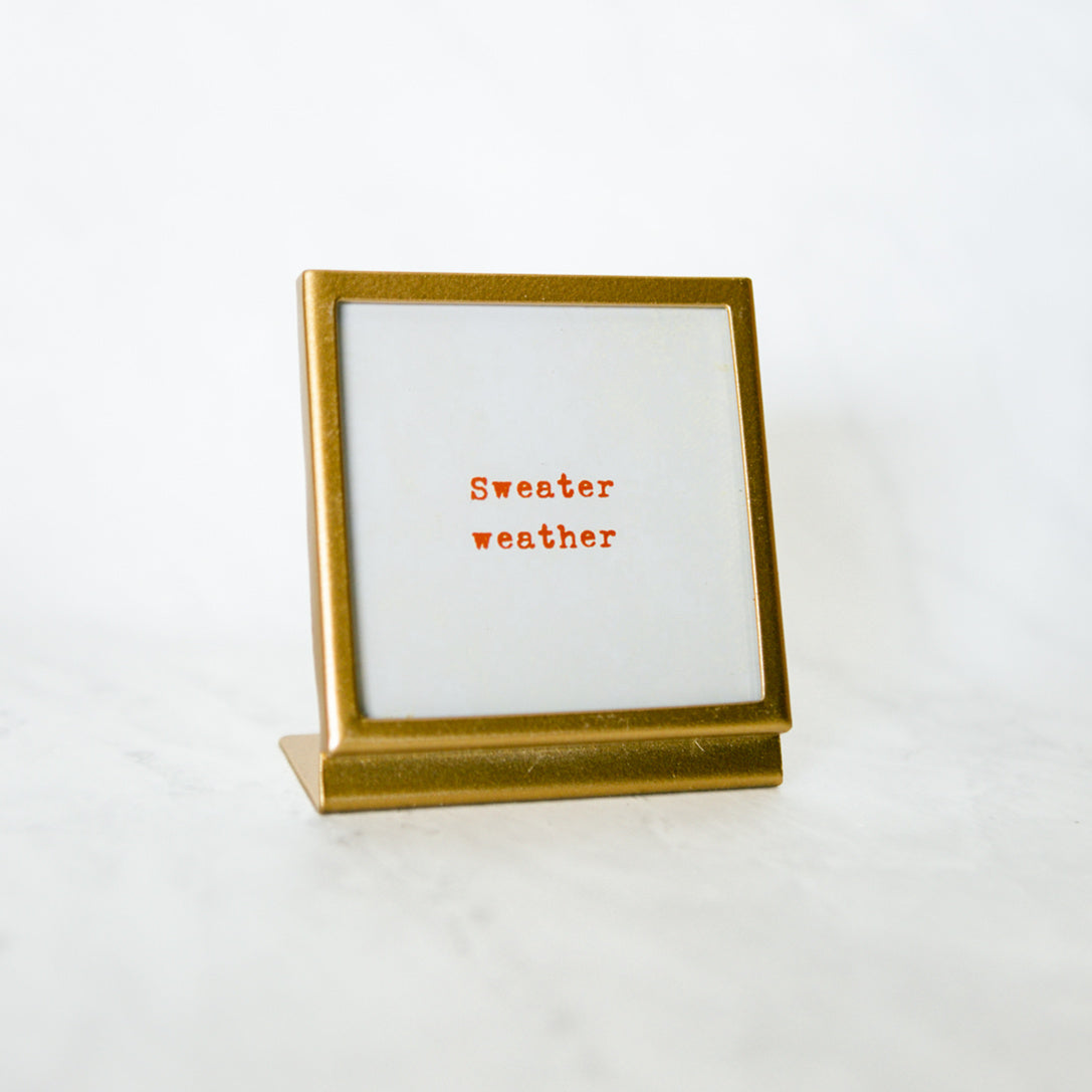 Mini Christmas Saying Frame