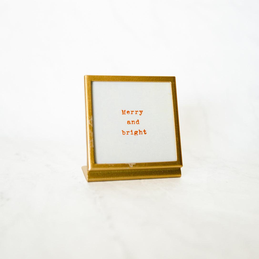 Mini Christmas Saying Frame