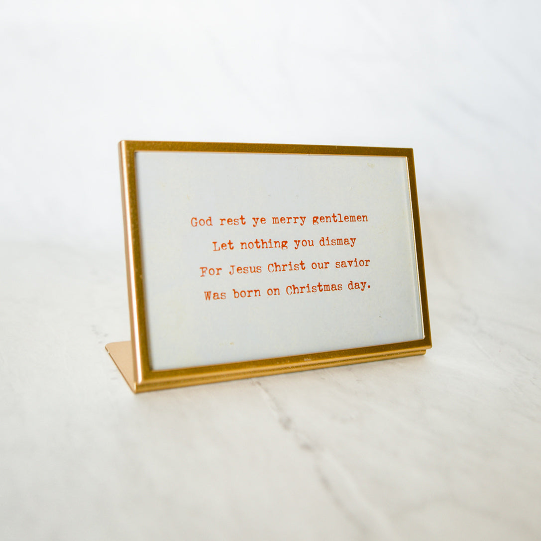 Large Christmas Saying Frame