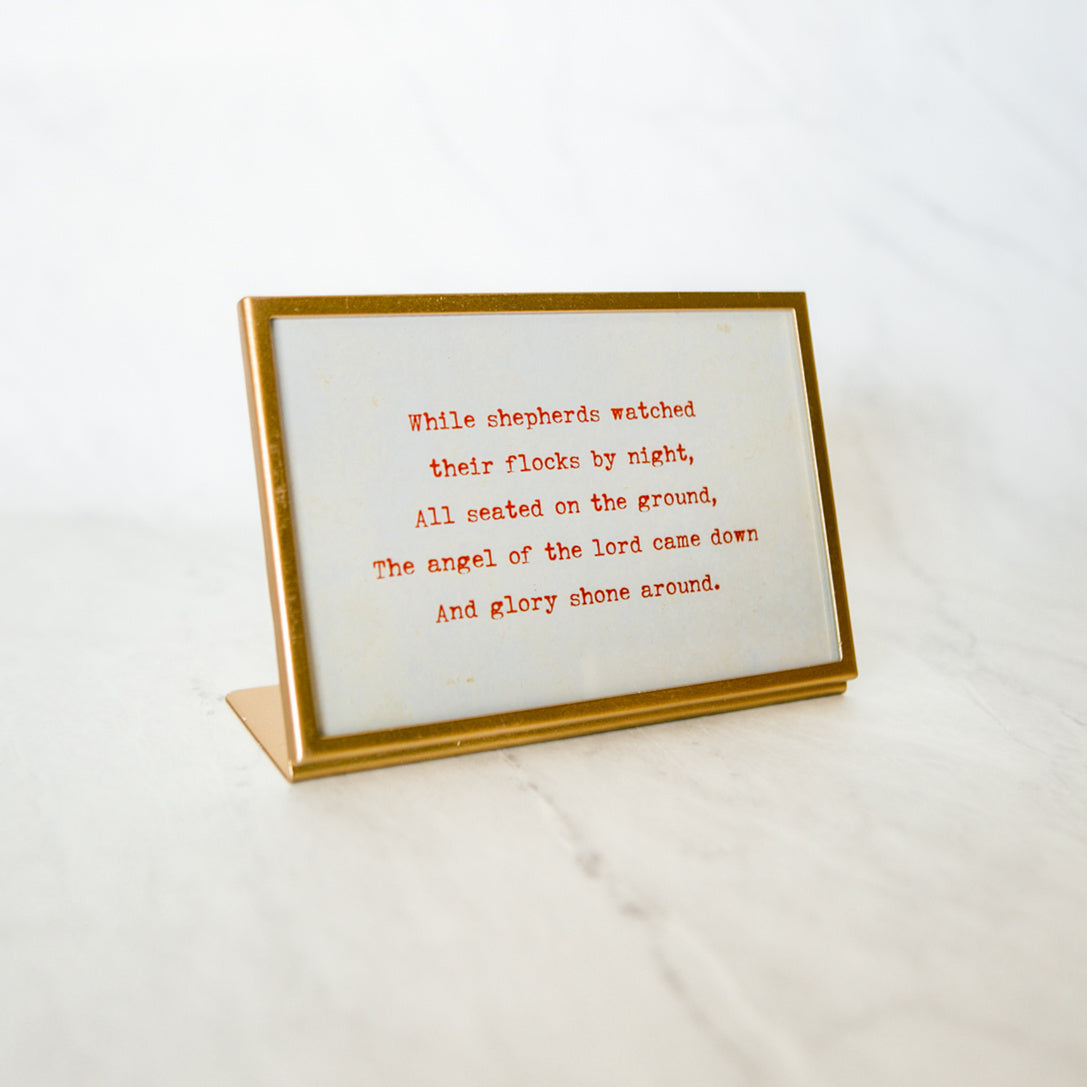Large Christmas Saying Frame