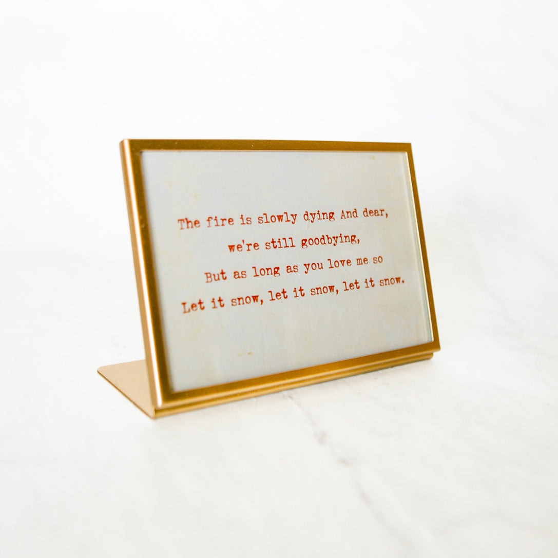 Large Christmas Saying Frame
