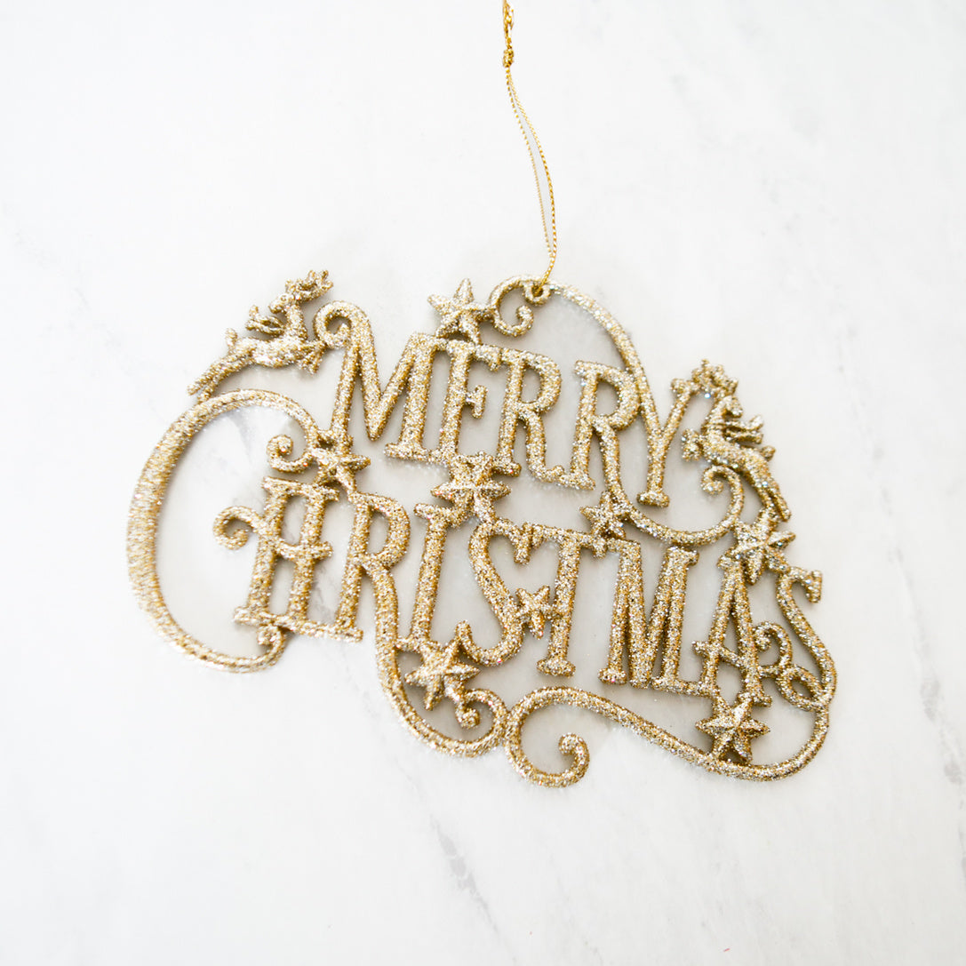 Merry Christmas Ornament