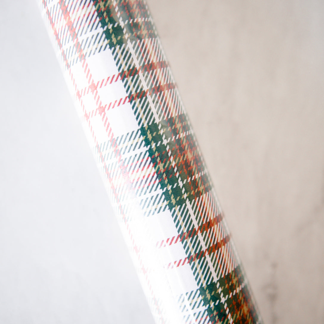 Holiday Plaid Wrapping Paper