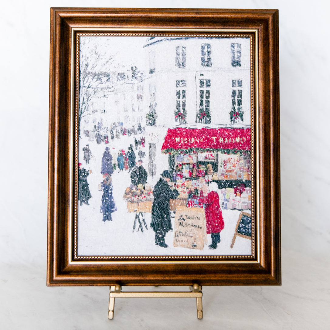 Main Street Holiday Framed Art