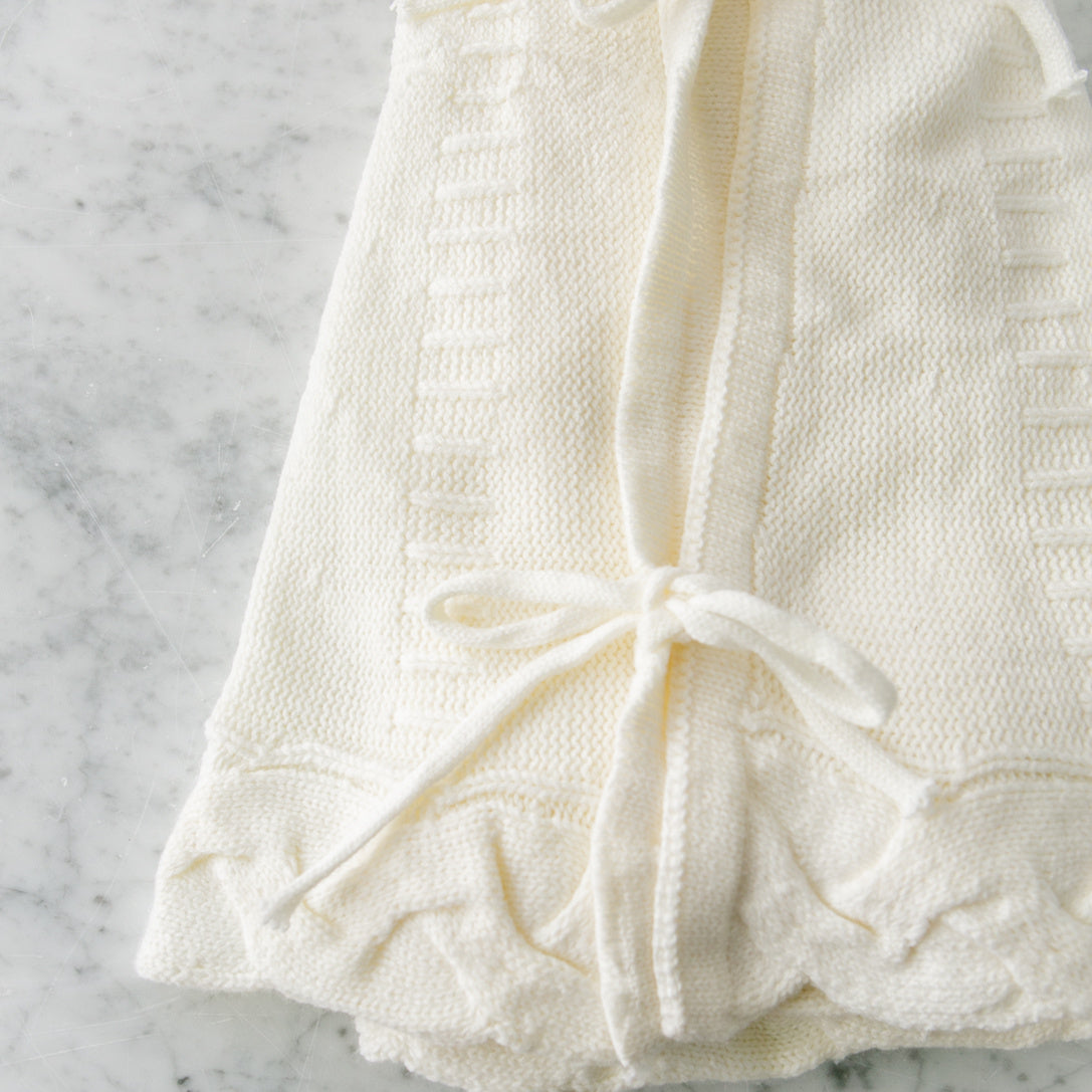 Ivory Knit Tree Skirt