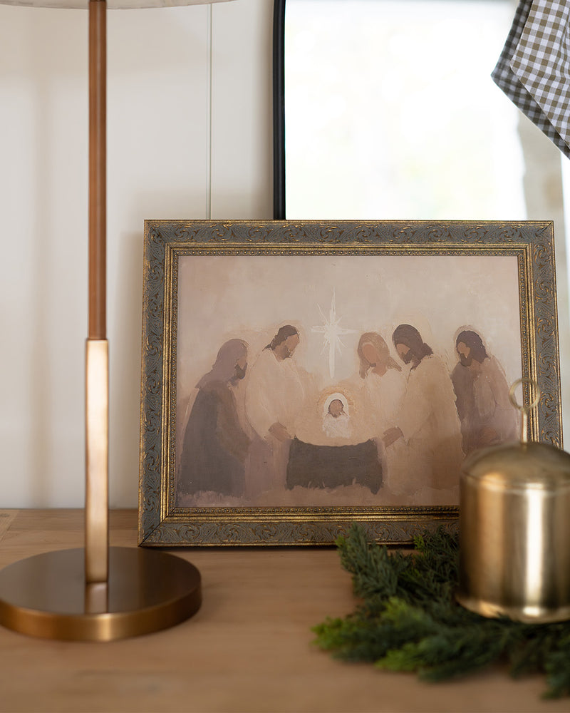 Large Brass Holiday Bell