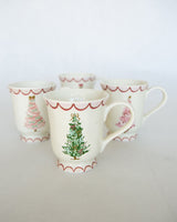 Tree Mugs - Set of 4