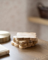 Scalloped Coasters - Set of 4