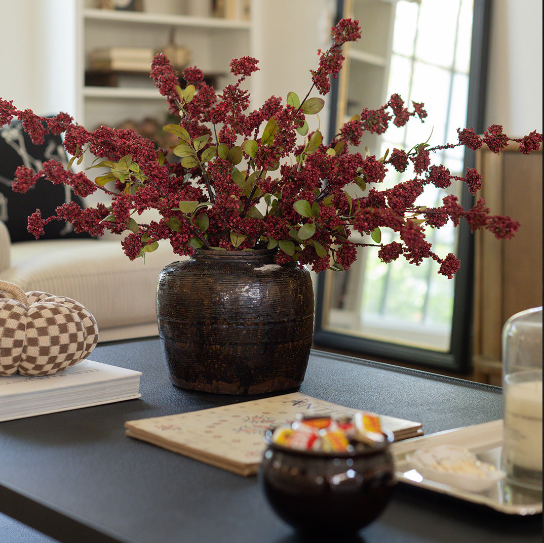Burgundy Berry Spray