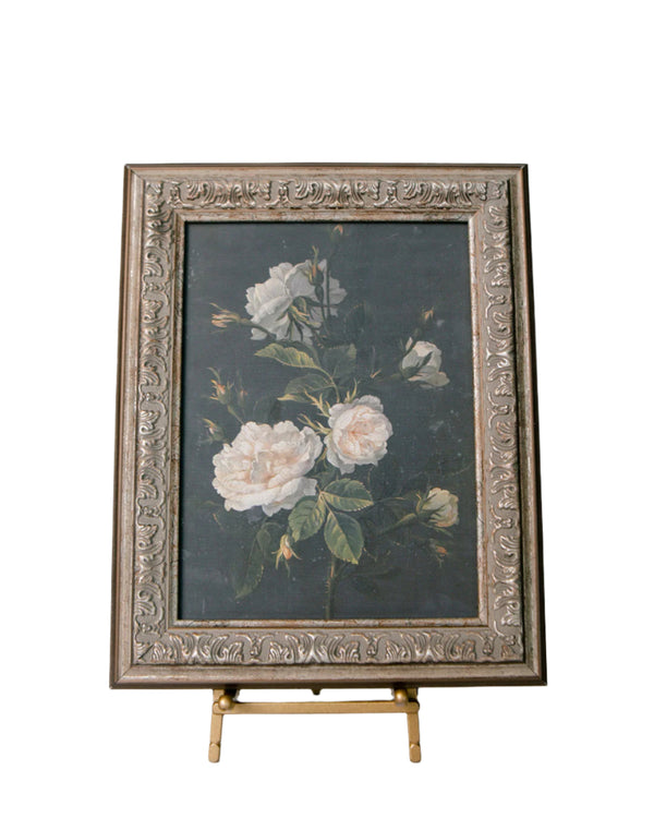 Cream Rose Framed Art