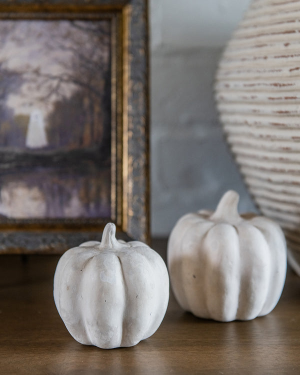 Cream Pumpkin, Set of 2