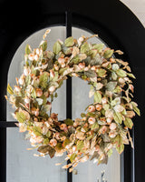 28" Cream Berry Wreath