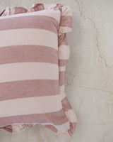 Mauve Pembroke Stripe Pillow