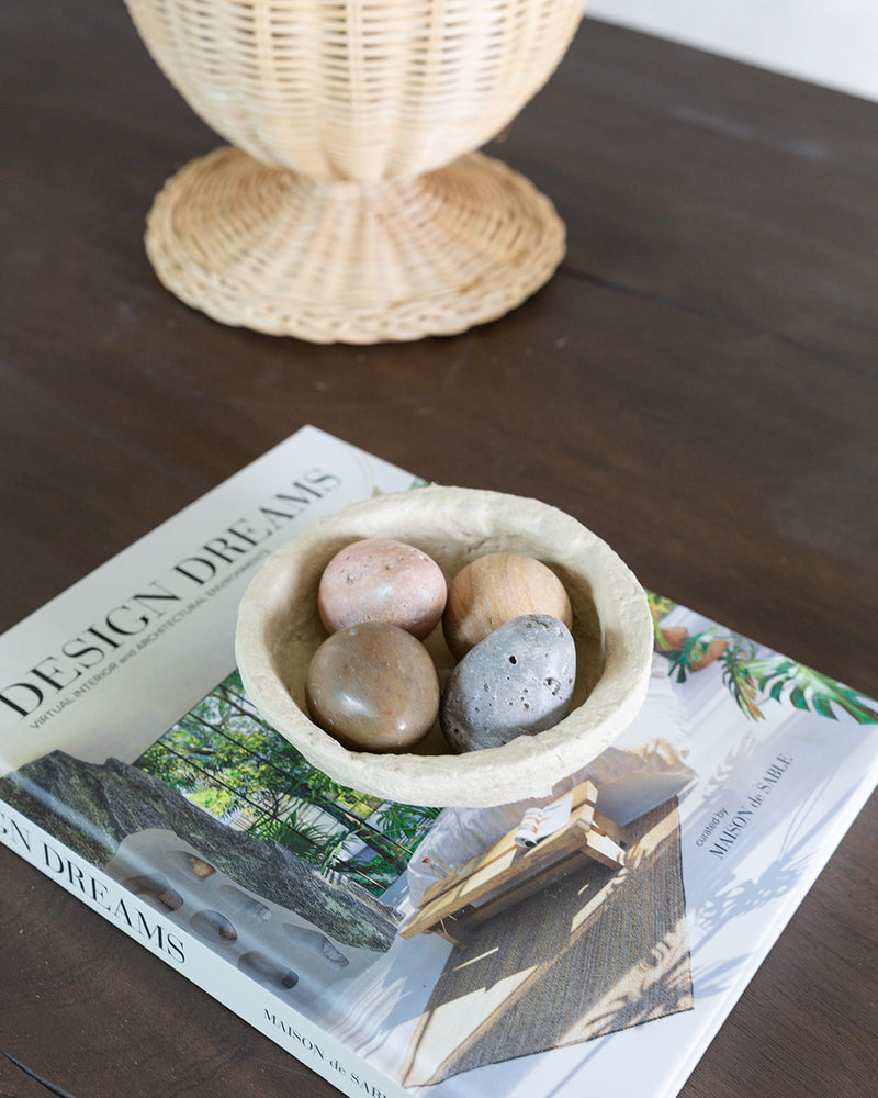 Natural Stone Easter Eggs- Set of 4