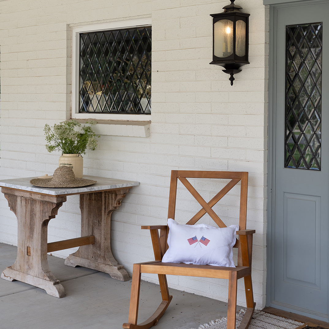 American Flag Accent Pillow