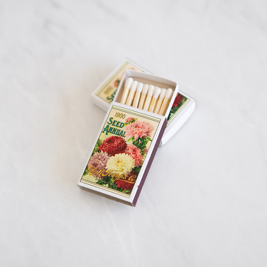 Vintage Floral Matchbox