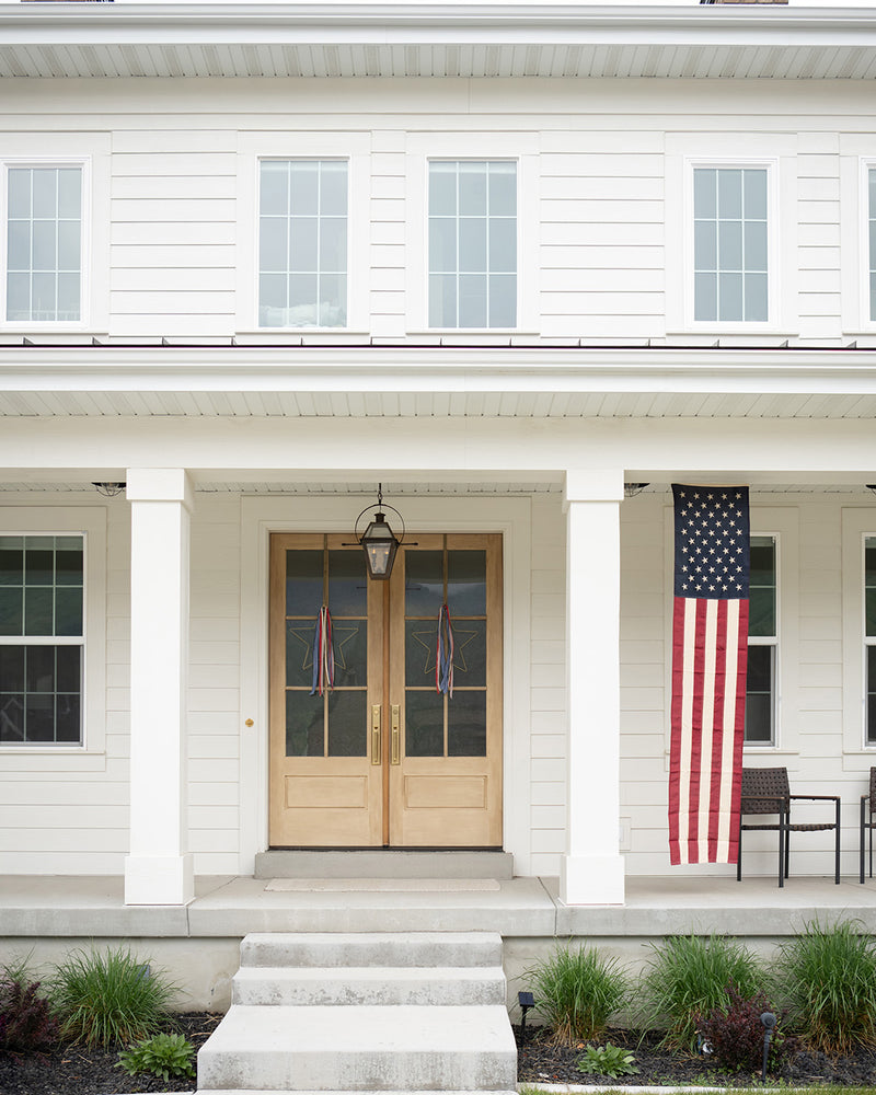 Americana Vertical Banner with Grommets