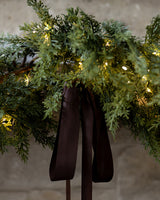 Cedar Garland With Lights