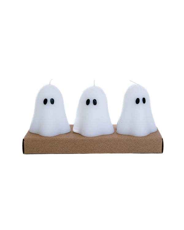 Ghost Candles - Set of 3