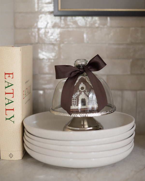 Holiday Beaded Cloche Stand