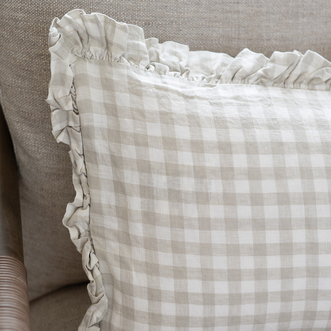 Gingham Pillow Cover