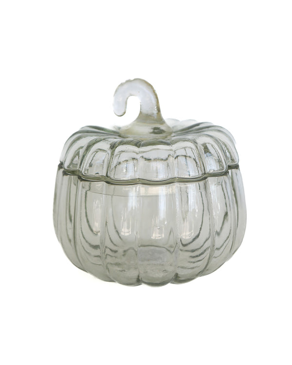 Glass Pumpkin Jar - Preorder