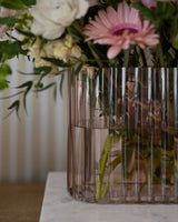 Rosie Ribbed Vase