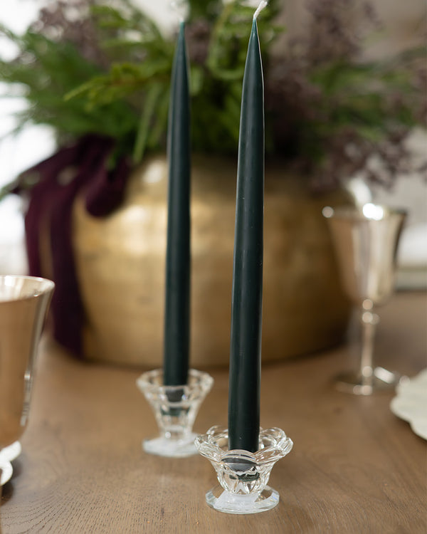 Crystal Glass Taper Holder
