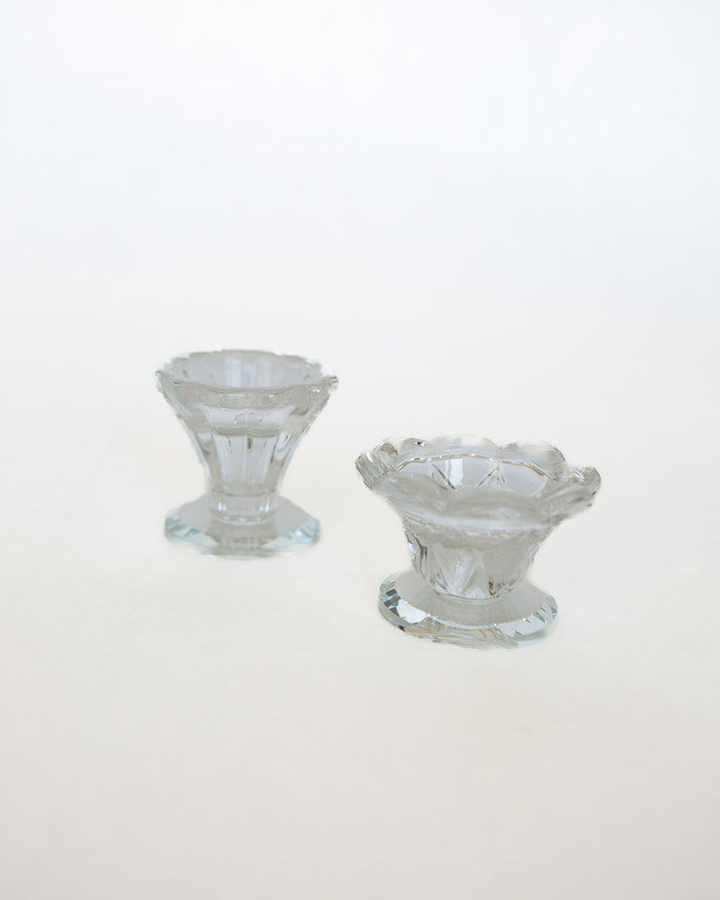 Crystal Glass Taper Holder