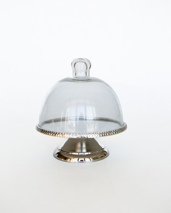 Holiday Beaded Cloche Stand