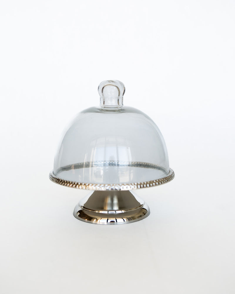 Holiday Beaded Cloche Stand