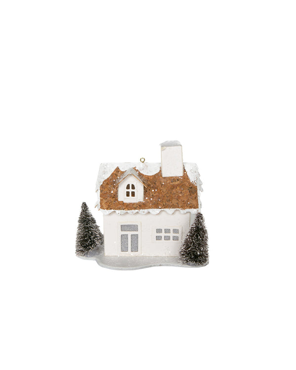 Glittered House Ornament