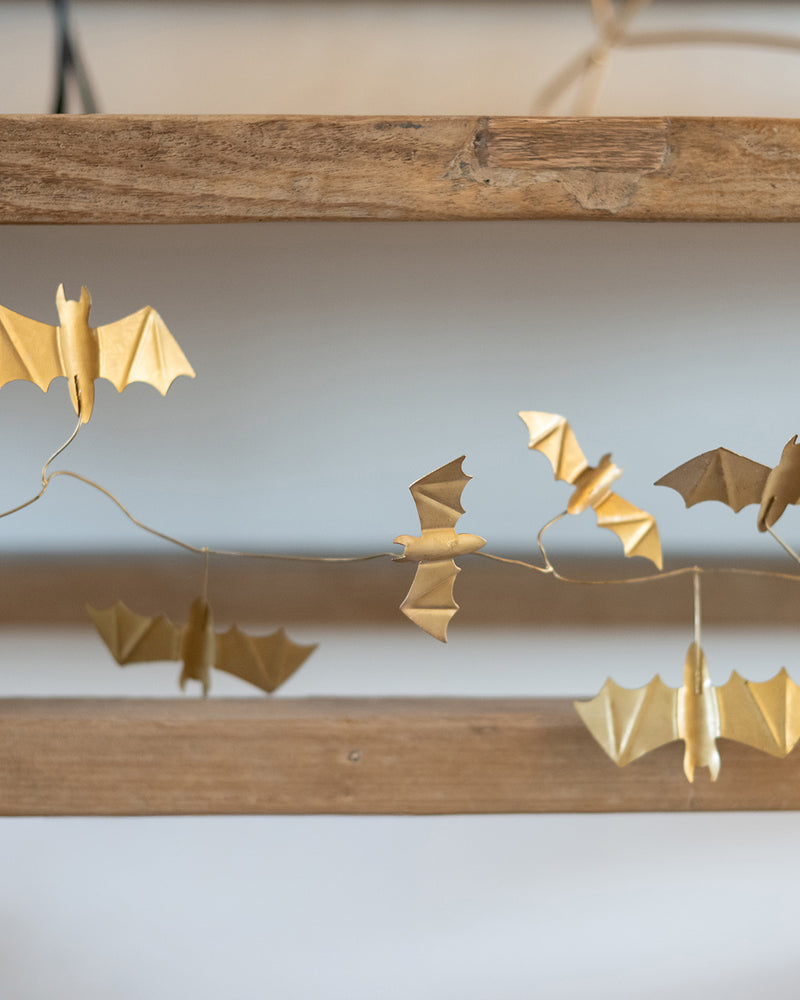 Golden Bats Garland