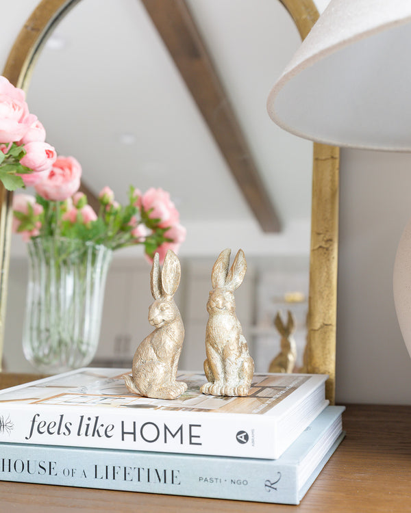 Golden Bunnies- Set of 2