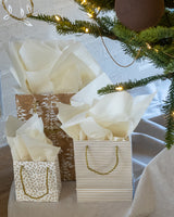 Gold Gift Bag Set of 3