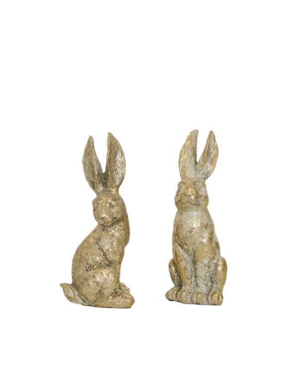 Golden Bunnies- Set of 2