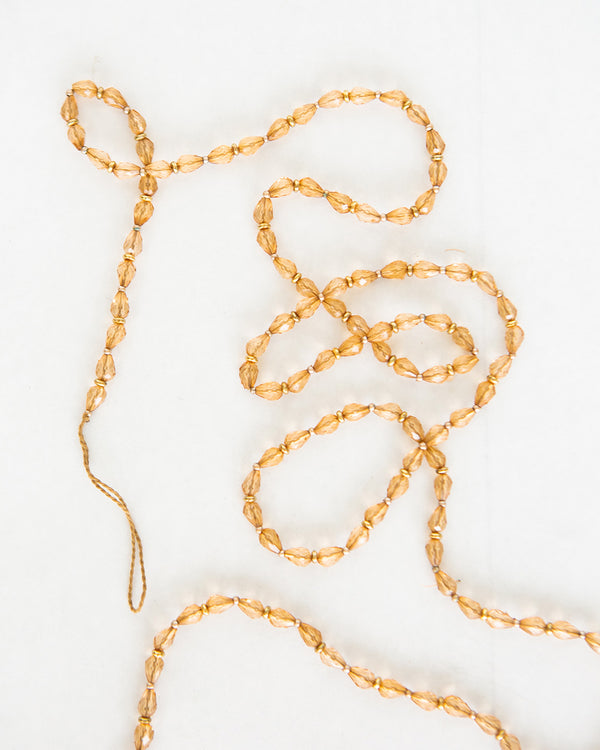 Amber Drop Beaded Garland