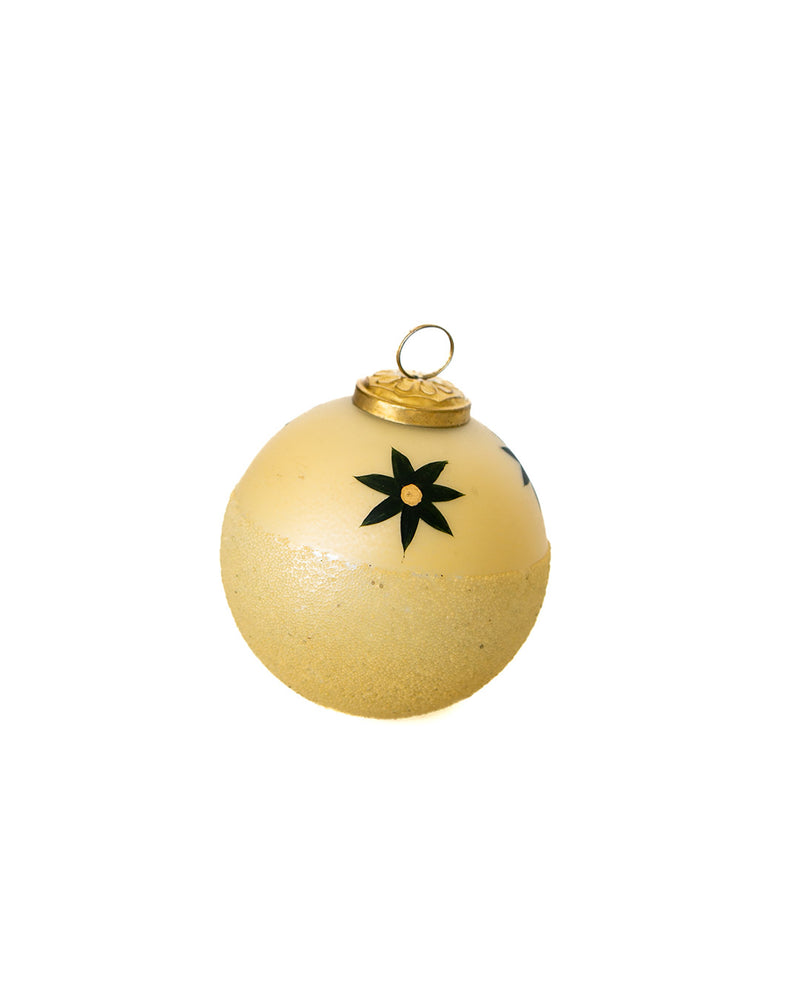 Frosted Olive Ornament