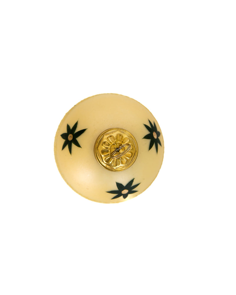 Frosted Olive Ornament