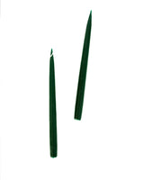 Evergreen Taper Candles - Set of 2